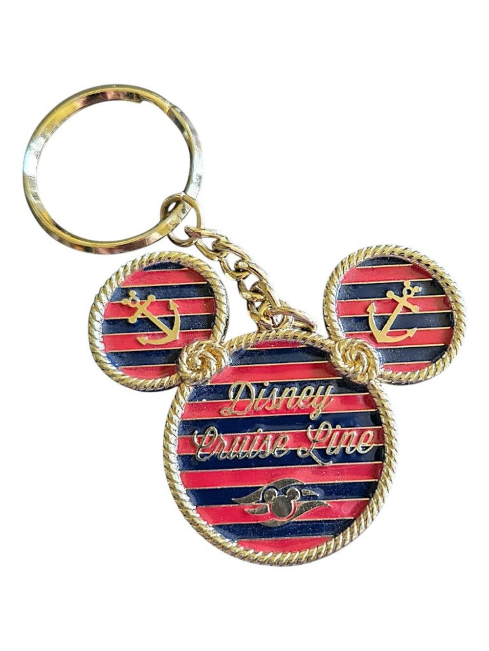Disney Parks Disney Cruise Line Knots Metal Keychain Keyring Nautical Charm